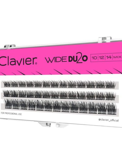 Clavier Wide Du2o kępki rzęs skręt C o objętości 36D 10-12-14mm
