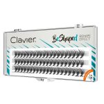 Clavier BeShaped jedwabne kępki rzęs skręt B 10D 14mm