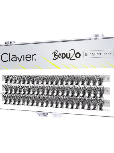 Clavier BeDU2O Double Volume kępki rzęs Mix 9-10-11mm