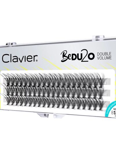 Clavier BeDU2O Double Volume kępki rzęs 13mm