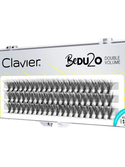 Clavier BeDU2O Double Volume kępki rzęs 12mm