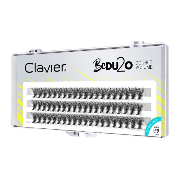 Clavier BeDU2O Double Volume kępki rzęs 9mm