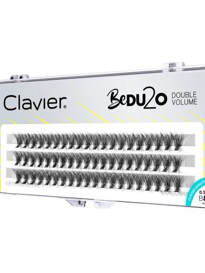 Clavier BeDU2O Double Volume kępki rzęs 8mm