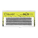 Clavier DU2O Double Volume kępki rzęs Black 9mm