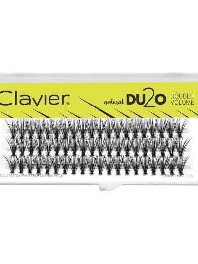 Clavier DU2O Double Volume kępki rzęs Black 11mm