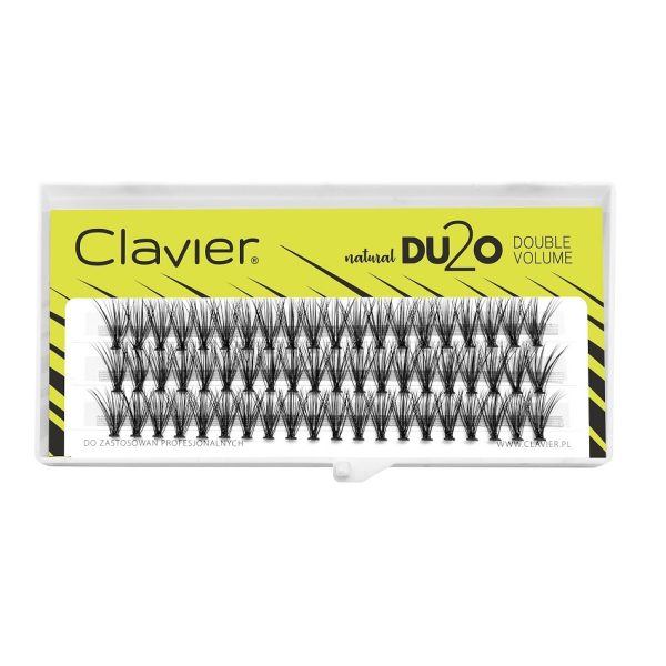 Clavier DU2O Double Volume kępki rzęs Black 11mm