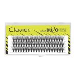 Clavier DU2O Double Volume kępki rzęs Black 12mm