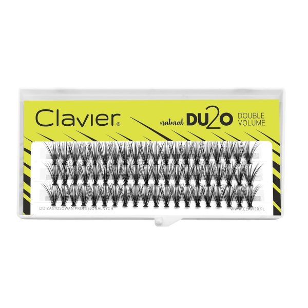 Clavier DU2O Double Volume kępki rzęs Black 13mm