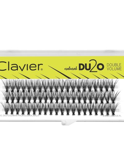 Clavier DU2O Double Volume kępki rzęs Black 14mm