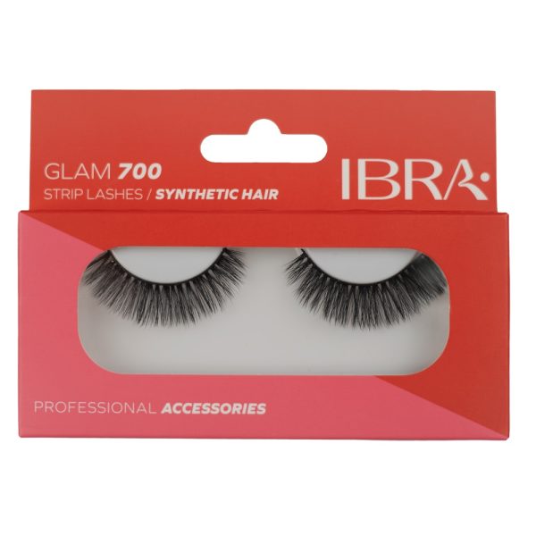 Ibra Para sztucznych rzęs na pasku Glam 700 Black