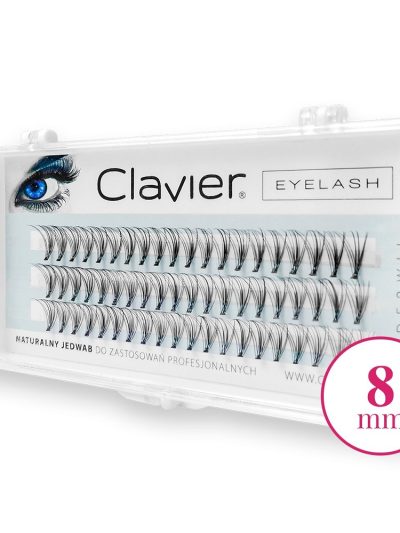 Clavier Eyelash kępki rzęs 8mm Black