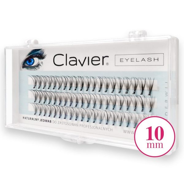 Clavier Eyelash kępki rzęs 10mm Black