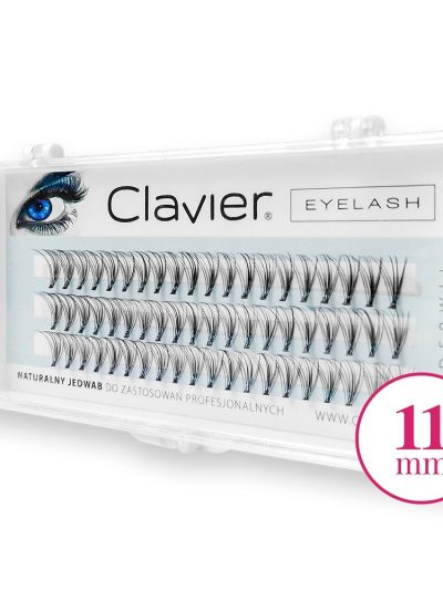 Clavier Eyelash kępki rzęs 11mm Black