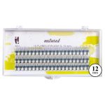 Ibra Kępki sztucznych rzęs Natural Knot-Free 0.10 C-12mm