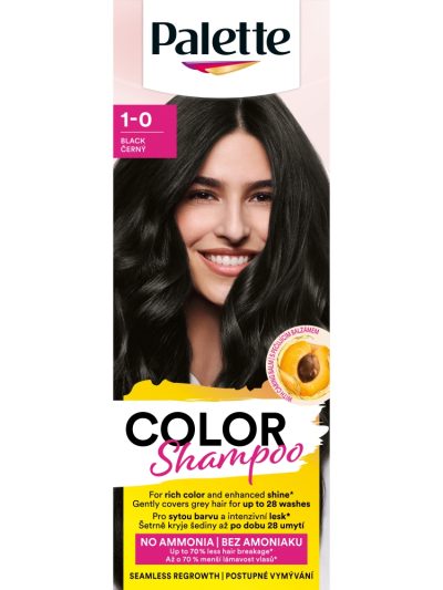 Palette Color Shampoo szampon koloryzujący do włosów 1-0 Black