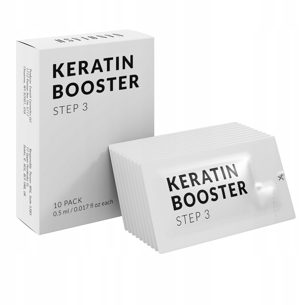 Nanolash Nanolash Step 3 Keratin Booster keratynowa odżywka do liftingu i laminacji rzęs 10 saszetek — Składniki i ocena