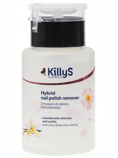 KillyS Zmywacz do lakieru hybrydowego Dzika Róża & Wanilia 150ml