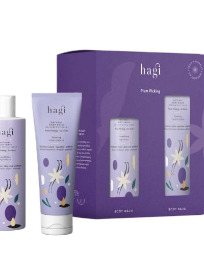Hagi Plum Picking zestaw żel do mycia ciała 300ml + balsam do ciała 200ml