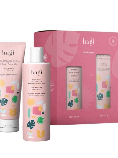 Hagi Bali Holiday zestaw żel do mycia ciała 300ml + balsam do ciała 200ml