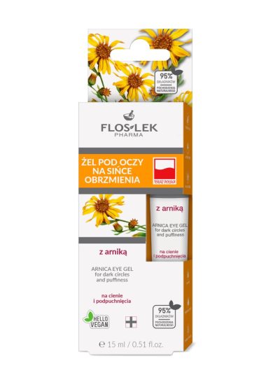 Floslek Żel do powiek i pod oczy na sińce i obrzmienia z arniką 15ml