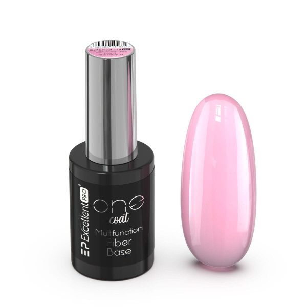 Excellent PRO One Coat Multifunction Fiber Base baza hybrydowa z włóknami Pink French 11g