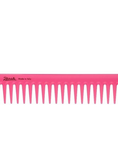 Janeke SuperComb grzebień do nakładania żelu i stylizacji 82871 FFL Pink