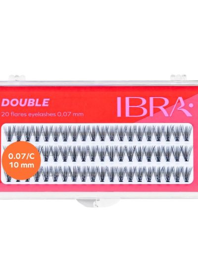 Ibra Double kępki sztucznych rzęs 0.07 C-10mm 60szt.