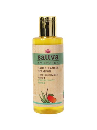 Sattva Hair Cleanser nawilżający szampon ziołowy Mango 210ml