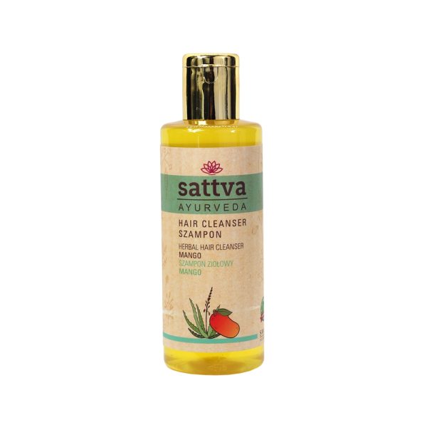 Sattva Hair Cleanser nawilżający szampon ziołowy Mango 210ml