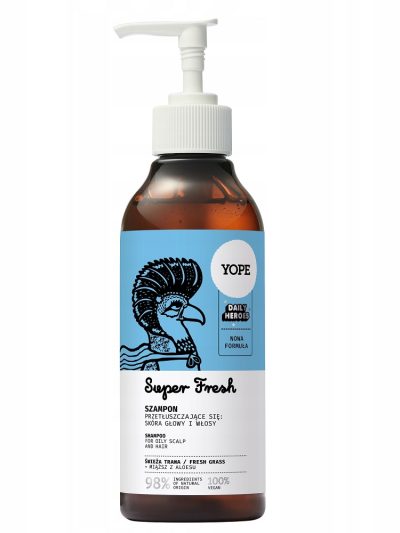 Yope Super Fresh szampon do włosów przetłuszczających się 300ml