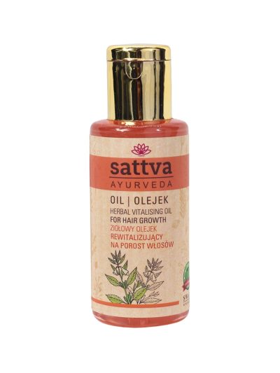 Sattva Herbal Vitalising Hair ziołowy olejek rewitalizujący na porost włosów 100ml