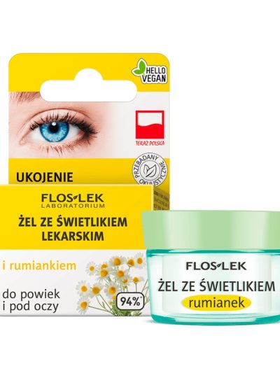 Floslek Żel ze świetlikiem lekarskim i rumiankiem do powiek i pod oczy 10g