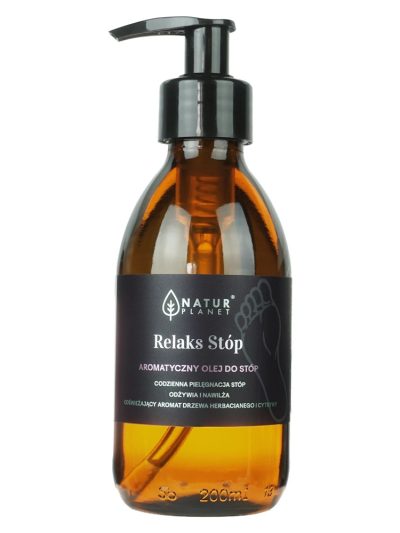 Natur Planet Aromatyczny olej do masażu Relaks Stóp 200ml