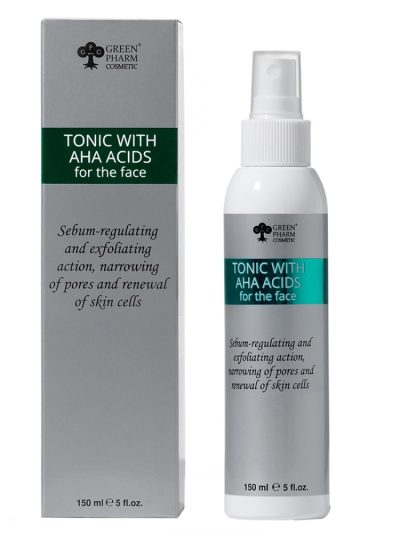 Green Pharm Cosmetic Tonik do twarzy z kwasami AHA 150ml