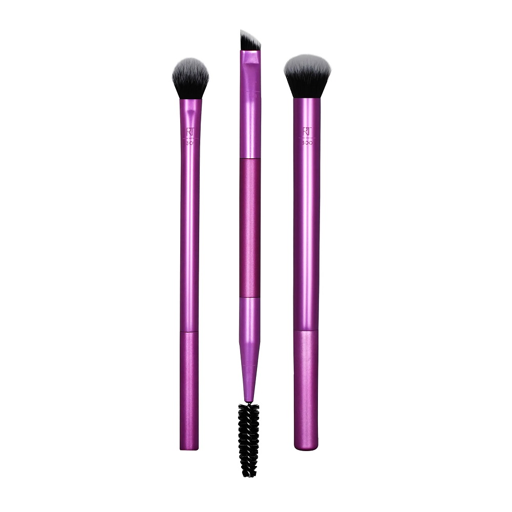 Real Techniques Real Techniques Eye Shade + Blend Brush Trio zestaw pędzli do makijażu oczu 3szt — Inhaltsstoffe und Bewertung