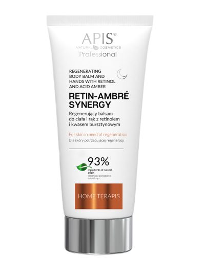 APIS Retin-Ambre Synergy Home terApis regenerujący balsam do ciała i rąk z retinolem i kwasem bursztynowym 200ml