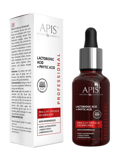 APIS Pro-Lift Spicule Technology kwas laktobionowy + kwas fitowy z mikroigiełkami 30ml