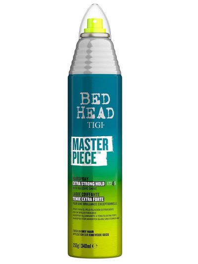 Tigi Bed Head Masterpiece Shiny Hairspray nabłyszczający lakier do włosów o mocnym utrwaleniu 340ml