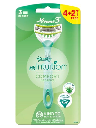 Wilkinson My Intuition Xtreme3 Comfort Sensitive jednorazowe maszynki do golenia dla kobiet 6szt