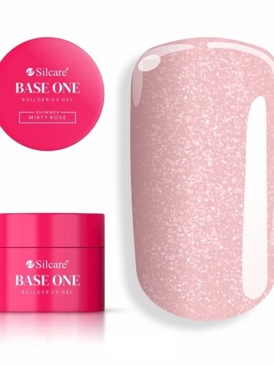 Silcare Base One Shimmer Misty Rose żel budujący do paznokci 50g