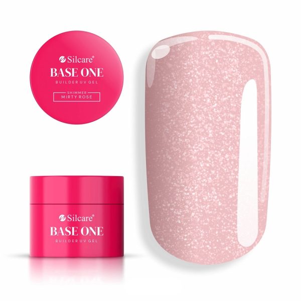 Silcare Base One Shimmer Misty Rose żel budujący do paznokci 50g