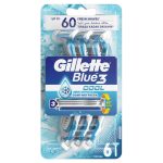 Gillette Blue3 Cool jednorazowe maszynki do golenia dla mężczyzn 6szt