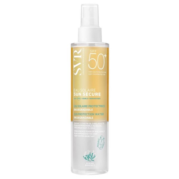 SVR Sun Secure Eau Solaire SPF50+ odświeżająca woda w sprayu 200ml