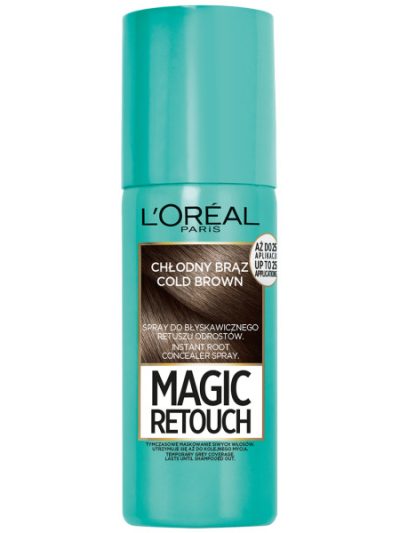 L'Oreal Paris Magic Retouch spray do retuszu odrostów Chłodny Brąz 75ml