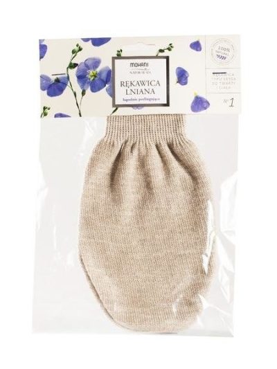 Mohani Natural Spa lniana rękawica do kąpieli