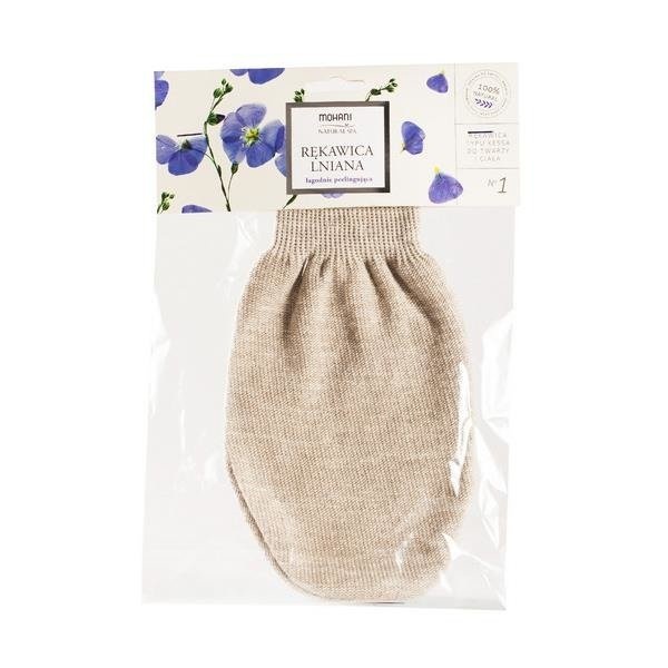 Mohani Natural Spa lniana rękawica do kąpieli