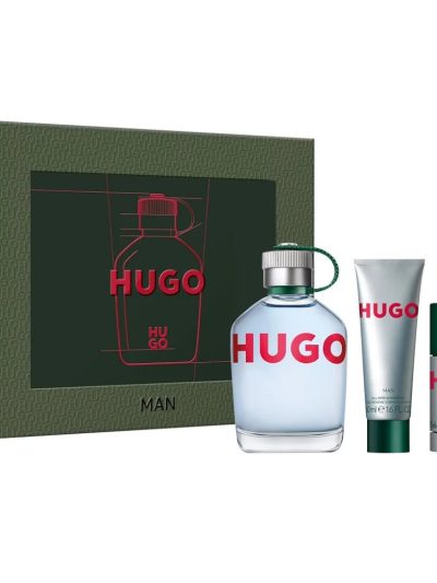 Hugo Boss Hugo Man zestaw woda toaletowa spray 125ml + dezodorant sztyft 75ml + żel pod prysznic 50ml
