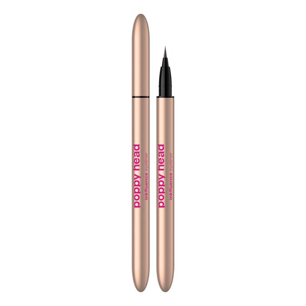 Poppy Head Inkfluence eyeliner w pisaku z pędzelkową końcówką 02 Berry Brown 0.6ml