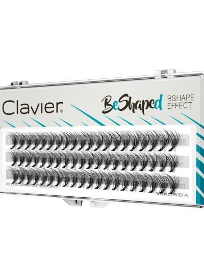 Clavier BeShaped jedwabne kępki rzęs skręt B 10D mix 9-10-11mm