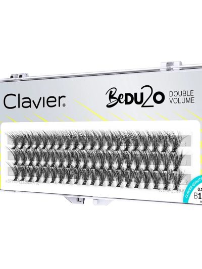 Clavier BeDU2O Double Volume kępki rzęs 11mm